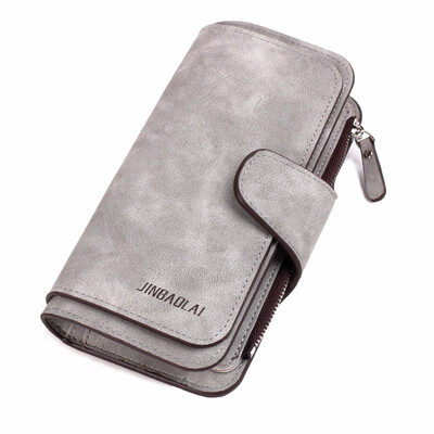 

New Wallet Women Long Cell Phone Pocket Wallet For Credit Cards Photo Holder Coin Pocket Interior Zipper Pocket