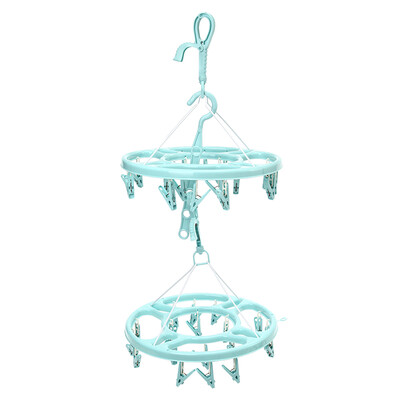 

Friends 36 double double round frame double disc detachable clothespin clothes socks socks drying rack PW83J