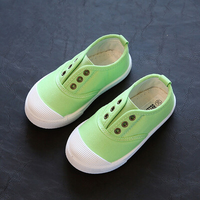 

Girls Boys Fashion Canvas Sneakers Children Shoes For Kids Flats Heels Casual Loafer Shoe