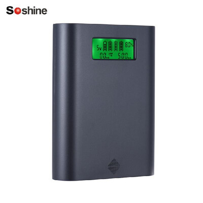 

Romacci Soshine E3S Portable LCD Display 4 Slots 18650 Battery External Charger Holder Box Case DIY Power Pack Kit Compact Backup