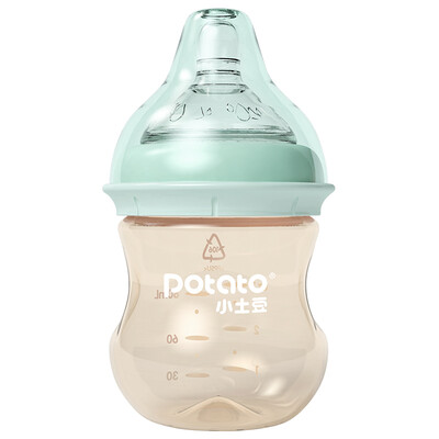 

Small potato potato wide caliber PPSU care small bottle newborn bottle 80mL green