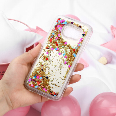 

Akabeila Cover for Samsung Galaxy S7 Case Soft Mirror Dynamic Glitter Phone Protector Cover Shell G930F G930FD