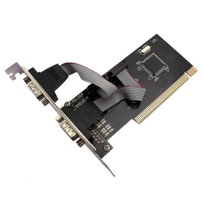 

DUAL TWO 2 RS232 9 PIN PORTS SERIAL PCI EXPANSION CARD 83099