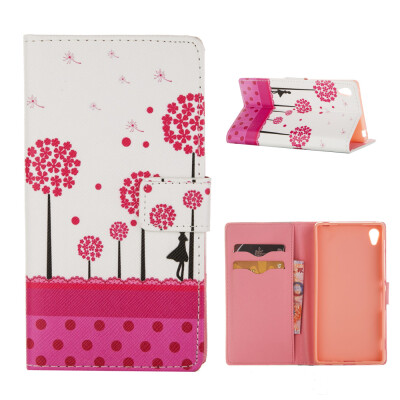 

MOONCASE ЧЕХОЛ ДЛЯ Sony Xperia Z4 Flip PU Leather Fold Wallet Card Slot Kickstand Back [Pattern series] /a01