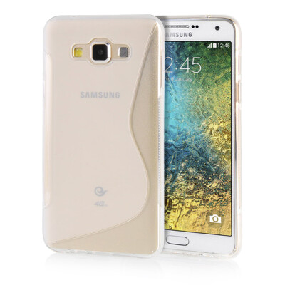 

MOONCASE S - Line Soft Flexible Silicone Gel TPU Skin Shell Back ЧЕХОЛ ДЛЯ Samsung Galaxy E7 Clear