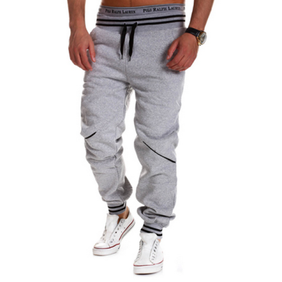 

Zogaa New Mens Pants Splice Sports Casual Contrast Color