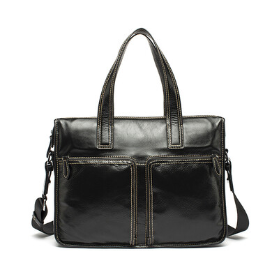 

Luxury brand men genuine leather briefcase men messenger bags business handbags famous designers brand leather briefcase
