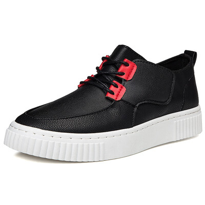 

Mens Shoes Business Shoes Casual Shoe Shoe Footwear Casual Leather JIULONG Black -40 yards