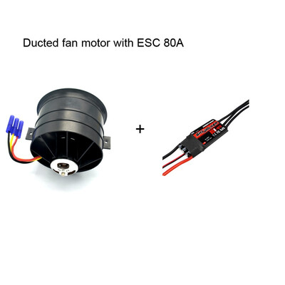 

Ducted Fan 90mm 11 Blades with Brushless Motor 1550KV8S for RC TestedESC80Ahv