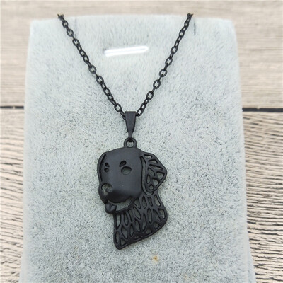 

New Golden Retriever Necklace Trendy Style Golden Retriever Pendant Necklace Women Fashion Pet Dog Jewellery
