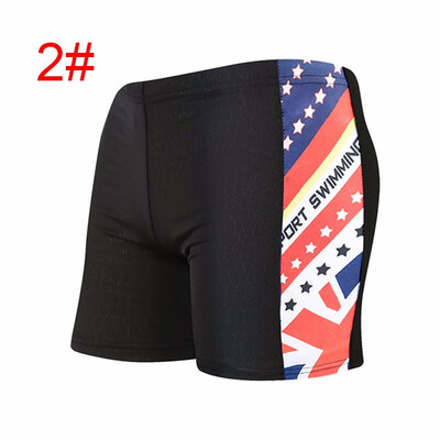 

Mens Fashion Slim Letters Printing Swimwear Trunks Boxer Breathable Beach Shorts