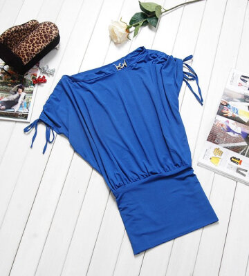 

Fashion Womens Sexy Batwing-Sleeve Dress Summer Beach Party Dress