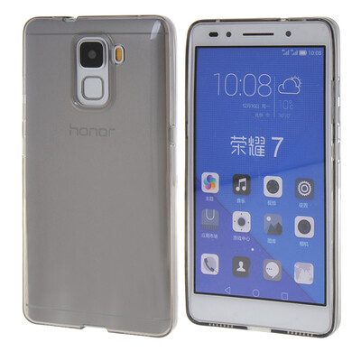 

MOONCASE чехол для Huawei Honor 7 Flexible Durable Soft Gel TPU Silicone Skin Slim Cover Grey