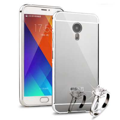 

MOONCASE Metal Frame Edge Mirror Back Protective Shell 2 in 1 Thin Case Cover for Meizu M2