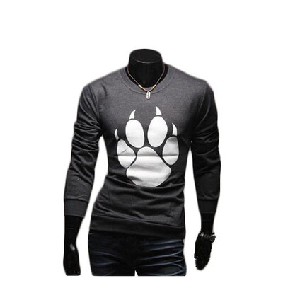 

Zogaa New Korean Mens T-shirt Printing Long Sleeve