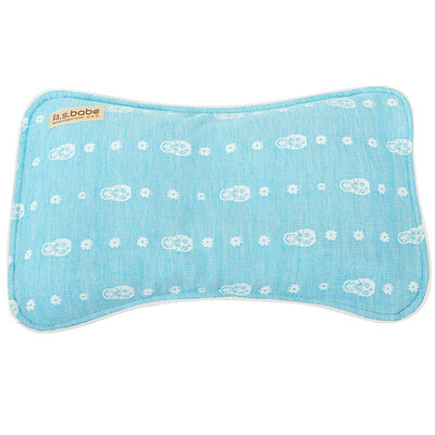 

hi hi treasure KSbabe gauze baby pillow gauze newborn shenzhen pillow pillow pillow 41 � 23cm blue