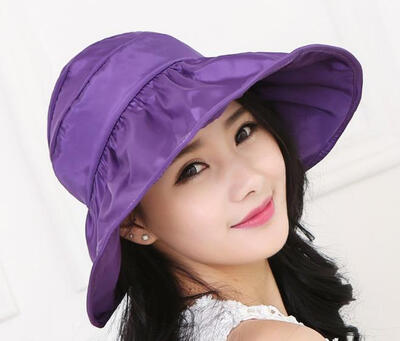 

Hats along the beach Ms Summer visor mothproof outdoor collapsible sun hat