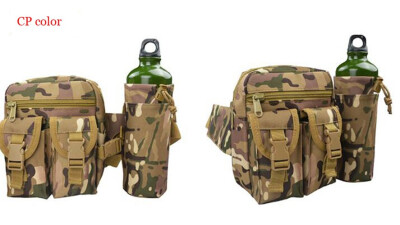 

Camouflage bag outdoor tactical pocket tactical mobile phone bag sports bottle purse multifunction Pocket Camping hiking Sports pa