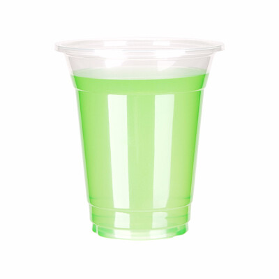 

OTOR 12oz-22oz Clear Plastic PP Cups with Dome & Flat Lids for Juice Tea Milk Iced Coffee Bubble Boba Smoothie 100pcs