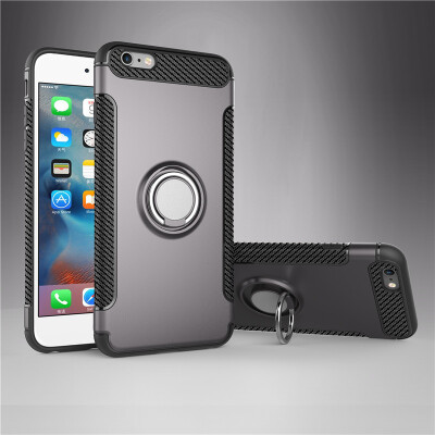 

Apple Iphone 66S Plus Armor Car Magnetic Suction Ring Bracket Silicon TPU Hard PC Phone Case