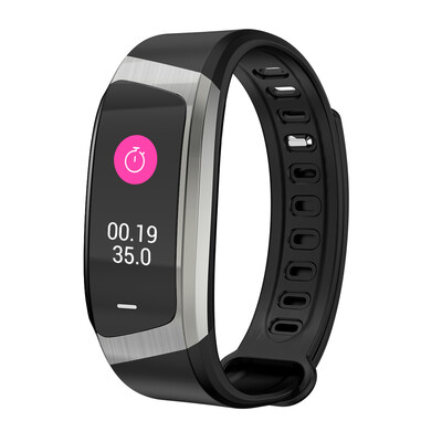 

E18 IP67 Waterproof Color Screen Heart Rate Blood Pressure Monitor Smart Bracelet Pedometer Sports Fitness Bracelet for Phone