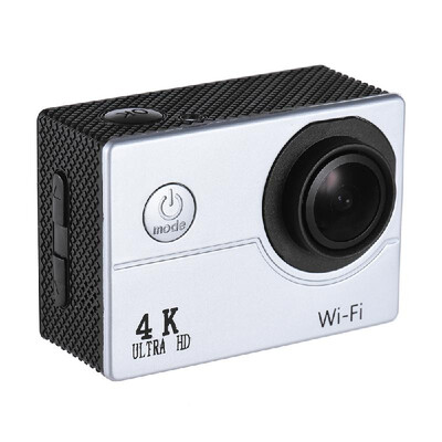 

4K 30fps 16MP WiFi Action Sports Camera 1080P 60fps Full HD 4X Digital Zoom Diving 40m 170° Wide Angle Lens 2" LCD Support Slow Mo