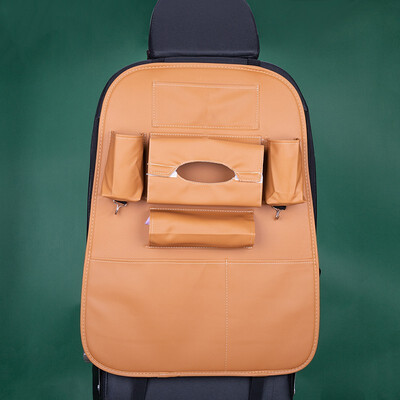 

Car Seat Back Storage Bag Organizer Travel Box Pocket PU Leather Universal Stowing Tidying Protector Kids Drink Auto Accessoires