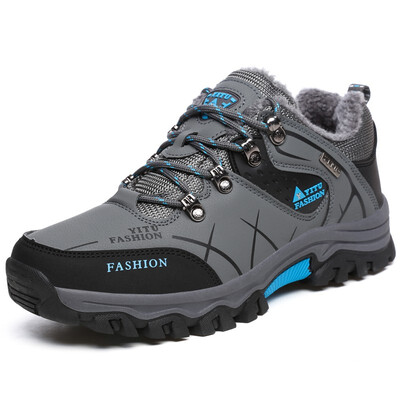 

Men Boots Anti-skidding Winter Shoes Men Plush Warm Winter Boots Men Plus Size High Quality