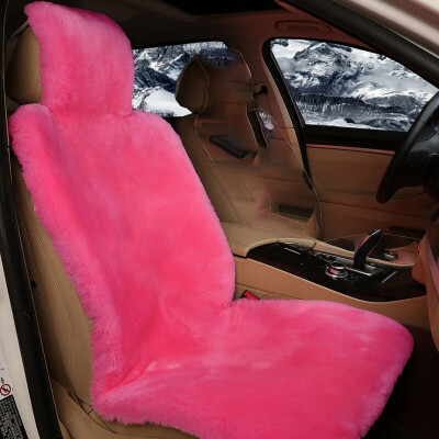 

1 PCS Australian Pure Sheepskin Fur Seat Cover Super Warm Comfortable Universal Car Seat Cover Wool Car Seat Covers Auto Cushion