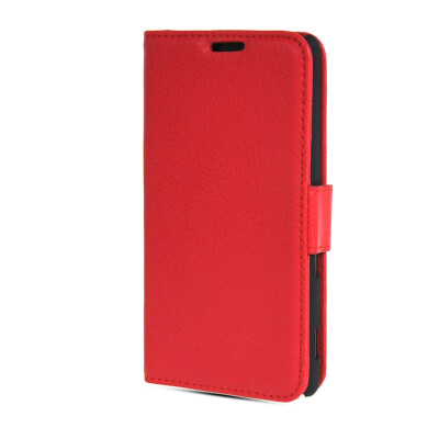 

MOONCASE High quality Leather Side Flip Wallet Card Slot Pouch Stand Shell Back ЧЕХОЛ ДЛЯ Sony Xperia M2 Red