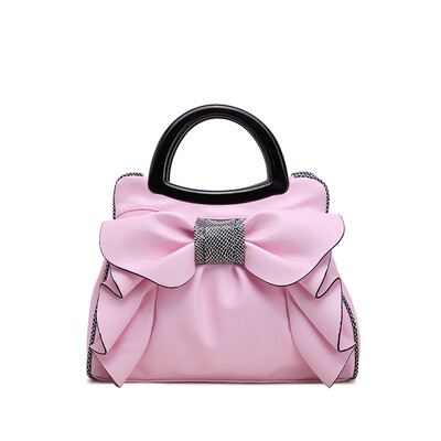 

2016 New women luxury handbag sweet bow ladies simple bags handbag female shoulder bags large messenger bag for girlfriend