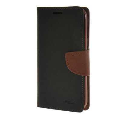 

MOONCASE Cross pattern Leather Flip Wallet Card Slot Stand Back чехол для Samsung Galaxy J5 Black Brown