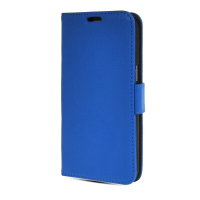 

MOONCASE High quality Leather Side Flip Card Slot Pouch Stand Shell Back Case Cover for Samsung Galaxy Grand 2 G7106 Blue