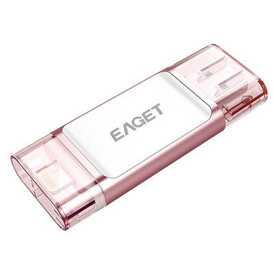 

Yi Jie (EAGET) i60 128G USB3.0 Apple официальная сертификация MFI Apple IPHONE молния двойной интерфейс Apple телефон U диск компьютер IPAD универсальный розовое золото