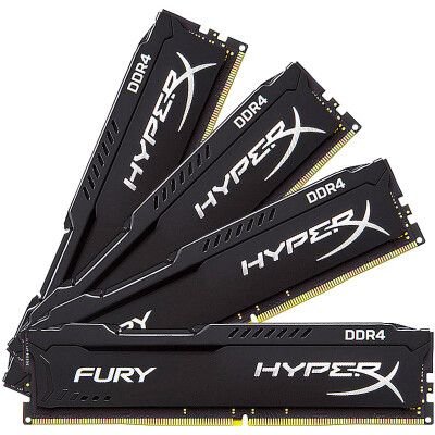 

Kingston (Kingston) hacker god Fury series DDR4 2400 32GB (8GBx4) desktop memory (HX424C15FBK4 / 32) black