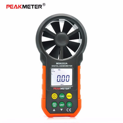 

PEAKMETER MS6252A Digital Air Speed Anemometer Air Volume Air Flow Test Meter