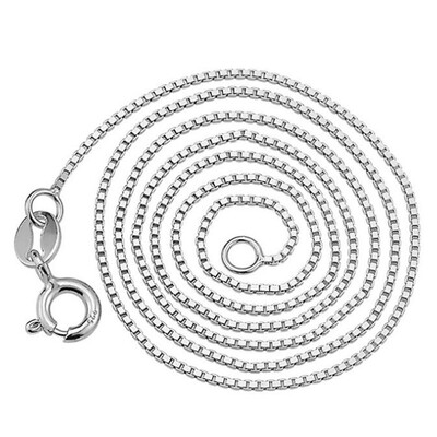 

Box Chain Necklaces For Women Fashion Jewelry Accessories High Quality Necklace Short Chain 45CM ON001