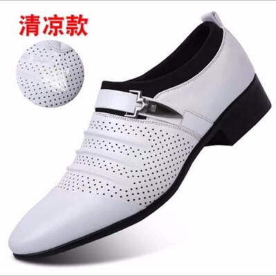 

Mens leather shoes&leather sandals with holes in them sell well hot sale in sizes 38 to 48 yards