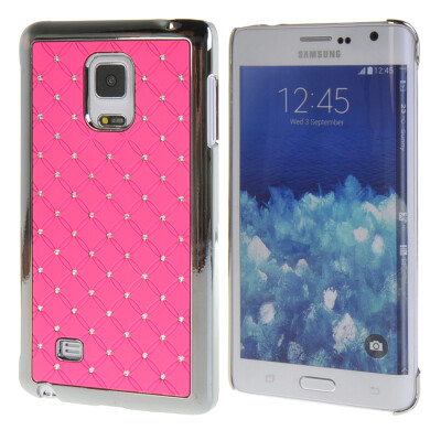 

MOONCASE Hard Chrome Rhinestone Bling Star Back Case Cover for Samsung Galaxy Note Edge N9150 Pink