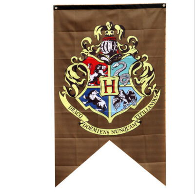 

4930inch Flag Banners Gryffindor Slytherin Hufflerpuff Ravenclaw Boys Girls Kids Decor Harry Potter Christmas Party Supplies