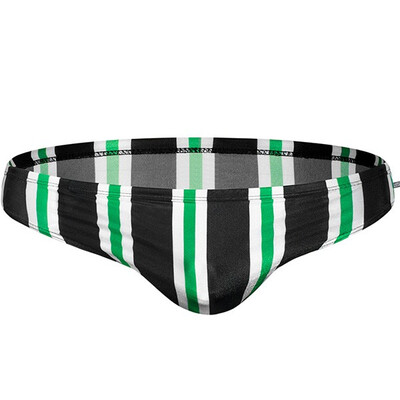 

Mens Sexy Fashion Low Waist Striped Printing Summer Slim Casual Underwear