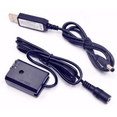 

AC-PW20 charger USB cableNP-FW50 dummy battery fit External power for Sony Alpha7 a7S II a7R a7RII a6000 a6500 a7000 RX10 NEX7