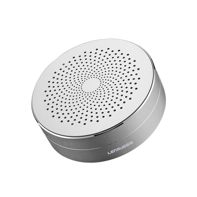 

Lan Yue LEnRuE K2 Bluetooth Speaker Computer Audio Subwoofer Card Wireless Speaker Outdoor Portable Mini Speaker Silver