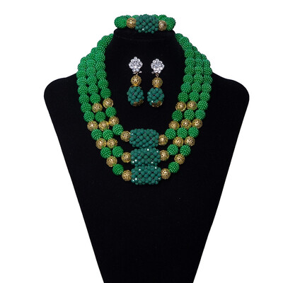 

African Jewelry Sets For Womens Pink Nigerian Wedding Bridal Jewelry Set 2018 New Party Accessories Free Shipping
