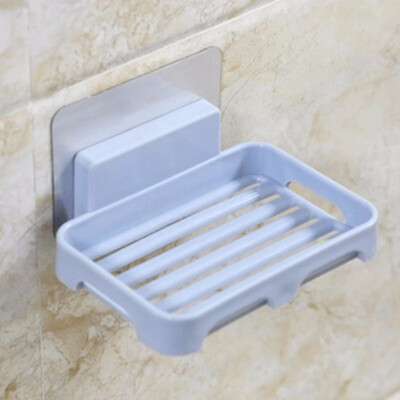 

Cntomlv hot sale Creatived Double Layers Soap Box Bathroom Soap Dish Sucker Holder Container Store