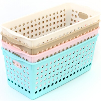 

Jingdong Supermarket] Camellia dot collection basket kitchen storage basket - 2898 4 loaded