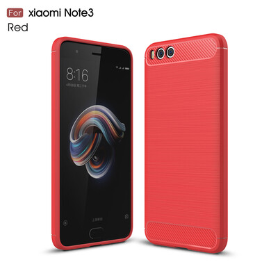 

Goowiiz Phone Case For Xiaomi Mi Note 2Note 3 Fashion Slim Carbon Fiber TPU Soft Silicone Prevent falling