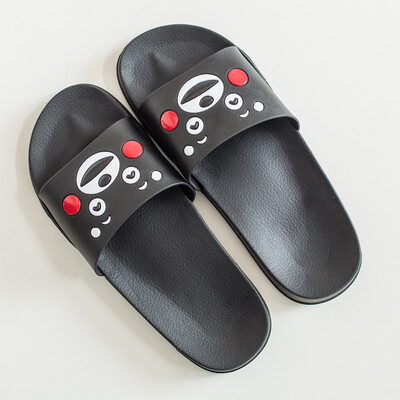 

Home Story Indoor home non-slip slippers soft bottom casual cartoon sandals&slippers couple Kumamon female models 37-38 yards