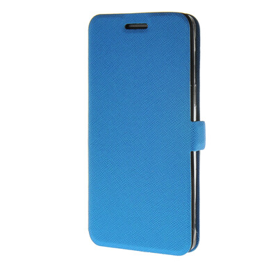 

MOONCASE Cross pattern Flip Pouch Leather Wallet Slim Stand чехол для Samsung Galaxy A5 Blue