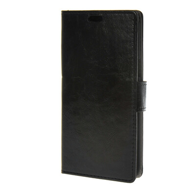 

MOONCASE Smooth PU Leather Flip Wallet Card Slot Bracket Back чехол для Samsung Galaxy J5 Black